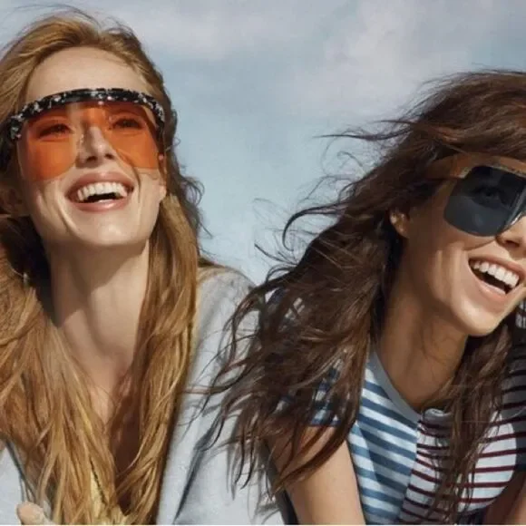 NEW LOEWE LW40034U 55S MULTICOLOR SUNGLASSES